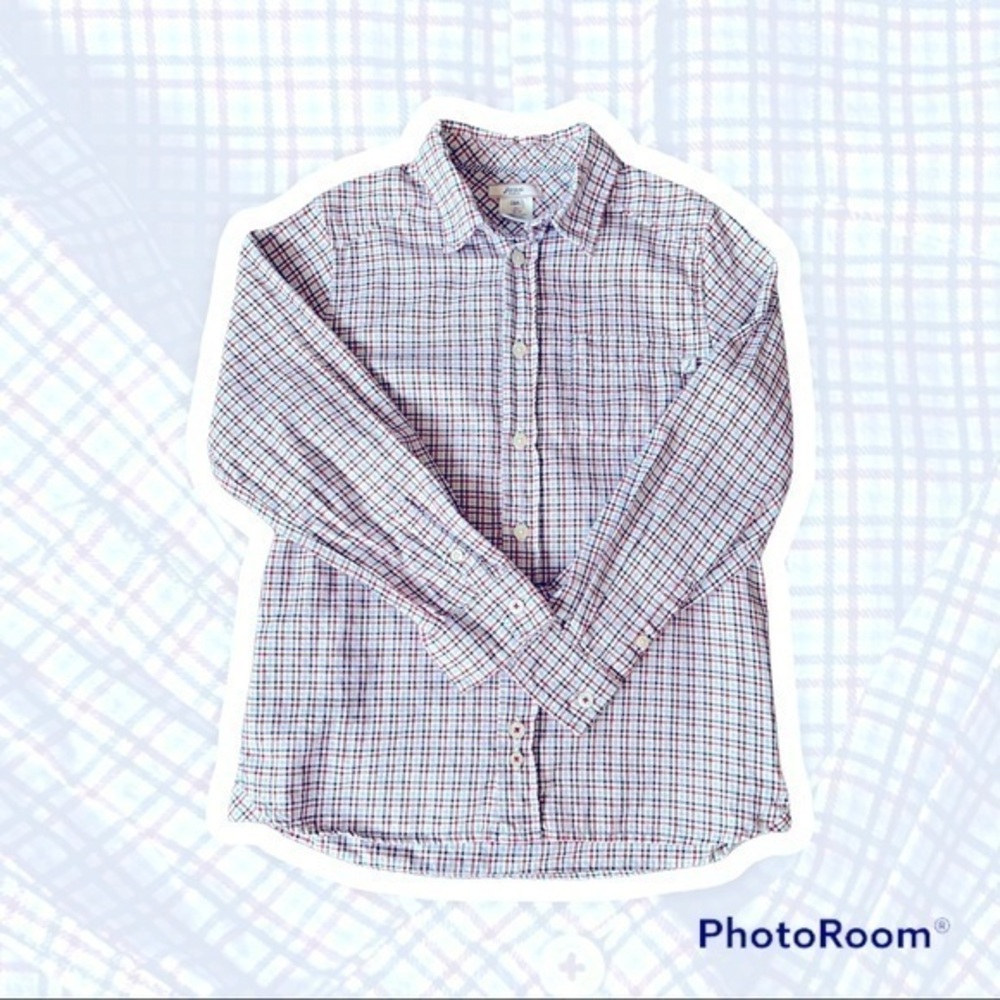 Jacadi Boys Checkered Button Down